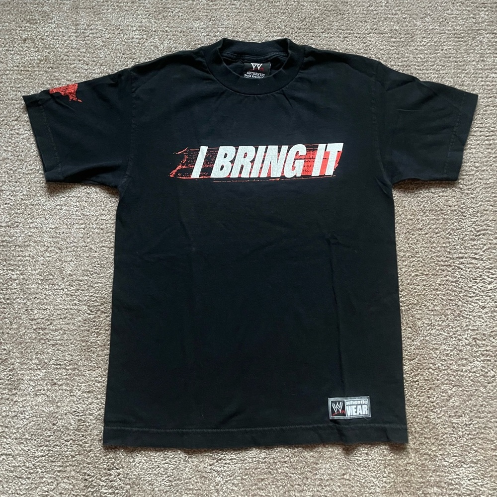 VTG 00’s / Y2K WWE The Rock “I Bring It” Black Tee